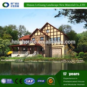 2016 hunan lvguang brand low price green prefabricated house by eps cement sandwich panel
