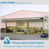 Prefab space frame arch hangar for plane