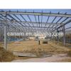 long span warehouse steel structrual warehouse with H beam C purlin