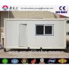Low cost steel structure prefabricated flat pack container house,tiny house sale in Africa #1 small image