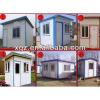 Small flat roof steel structure Prefabricated Expandable house for sale