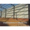 Crane equiped large span steel structure storage shed