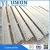 factory price hot dip galvanized steel z channel,z purlin sizes #1 small image