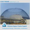 galvanized steel space frame for limestone storage domes
