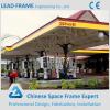 Economical space frame design petrol station