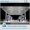 good quality space frame steel gas station roof