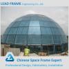 columnless prefab light steel frame structure large domes glass