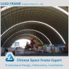 Prefabricated design Stainless steel space frame coal storage shed