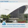 Galvanized steel space frame stadium with roof cover