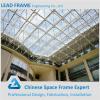 good assurance lighting space frame steel structure for glass dome