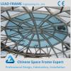 Certificated glass dome prefabricated steel building