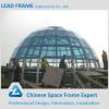 Fast Installation Famous Design Pre-engineering Steel Structure Glass Dome Cover