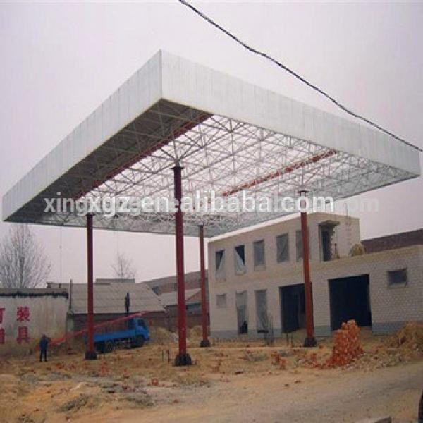 Space Frame Steel Structure Petrol Station Construction #1 image
