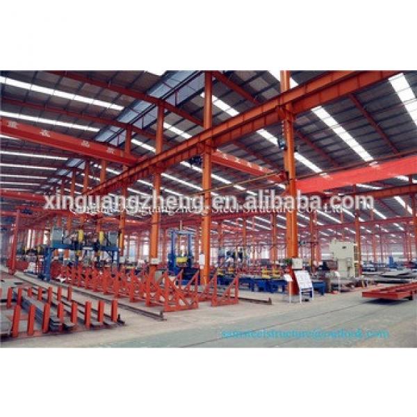 Steel Workshop Application and Light Type factory steel structure/prefabricated steel structure/steel frame overhead crane price #1 image