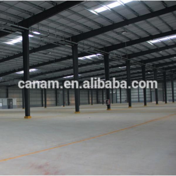 Prefabricated metal steel structure shed/godown design in shan dong china #1 image