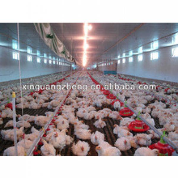 whole low cost light frame steel structure broiler/layer poultry house farm shed #1 image