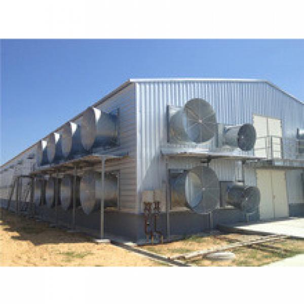 easy installation layer/broiler poultry house farm design by china poultry house manufacturer #1 image