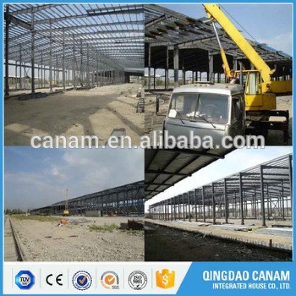 Hot sale prefabricated steel structure building logistic warehouse in Uzbekistan #1 image
