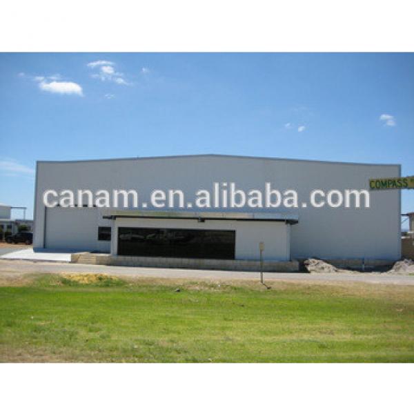 fast install construction steel structure aircraft hangar #1 image