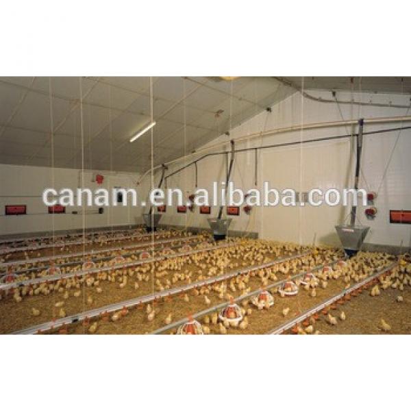 CANAM Prefabricated steel structure chicken house poultry farming #1 image