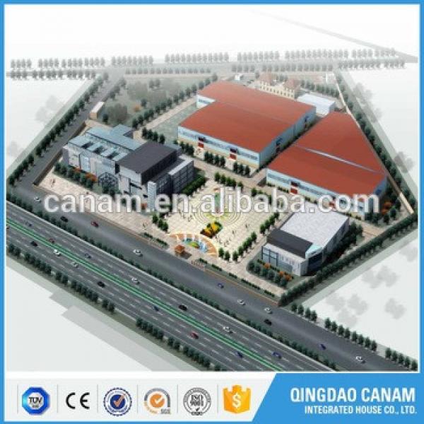 china manufacturer pre-engineered steel structure building shopping mall #1 image