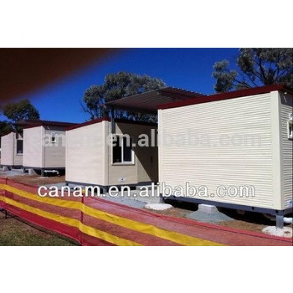 folding container house container house luxury deepblue steel house villa #1 image