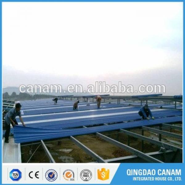 Modern Chinese steel structure building warehouse in USD with steel roof trusses #1 image