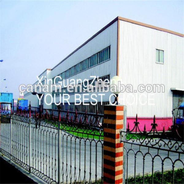 China Manufacturer prefabricated steel structure building in warehouse by steel beam #1 image