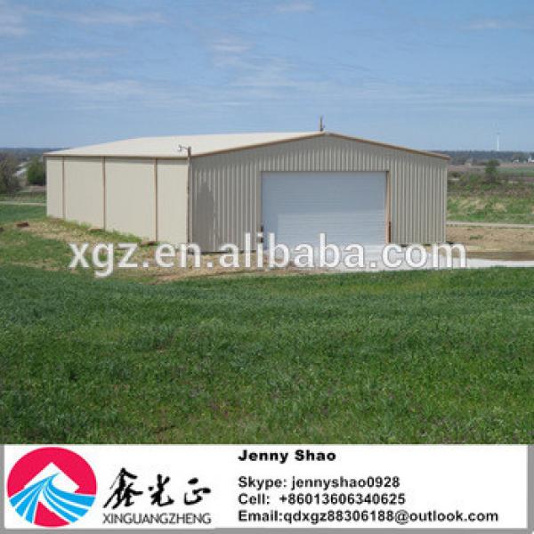 Large Low Cost Long Span China Metal Prefab Storage Shed #1 image