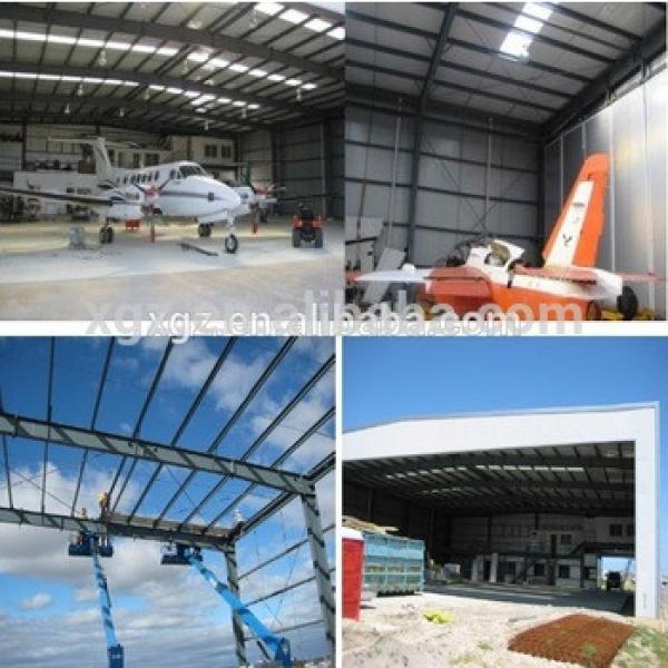 steel frame prefabricated aircraft shed #1 image