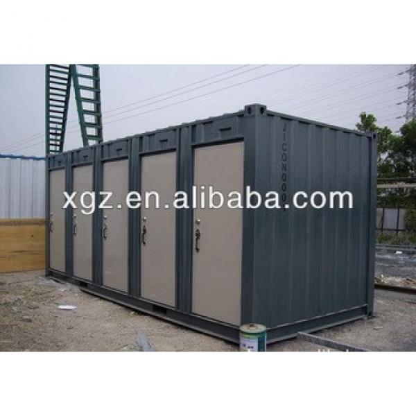 40 feet steel structure container house for mobile toilet #1 image