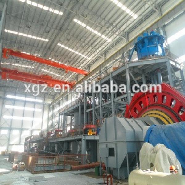 Prefabricate Large Span Steel Warehouse Mezzanine Structure #1 image