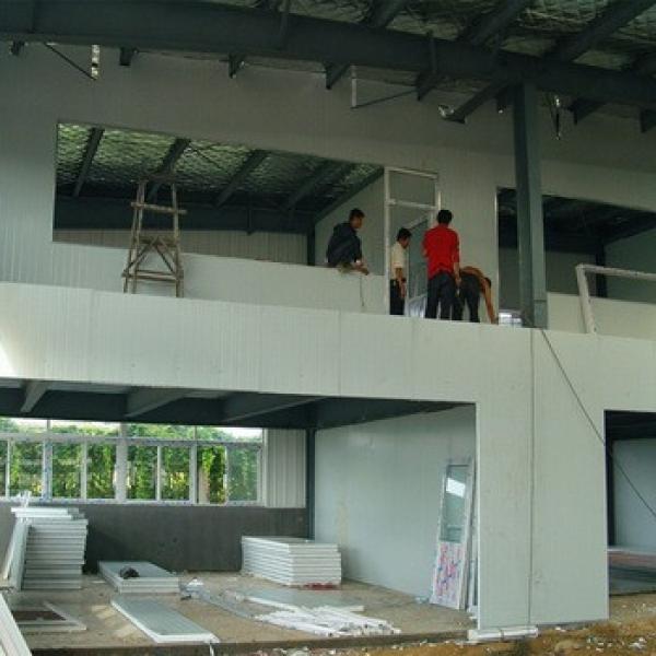 Low Cost Prefabricated Steel Structure Two Story Building Warehouse #1 image