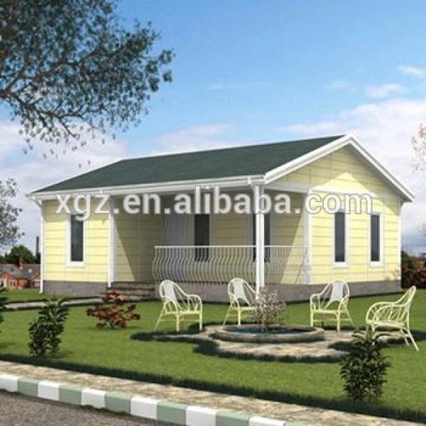 low cost prefab homes houses with steel frame and EPS sandwich panel #1 image