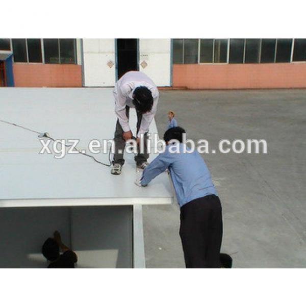 Flat roof steel structure low price prefabricate house #1 image