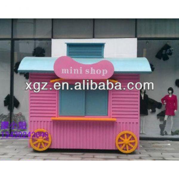 Steel structure prefabricated house for mini shop #1 image