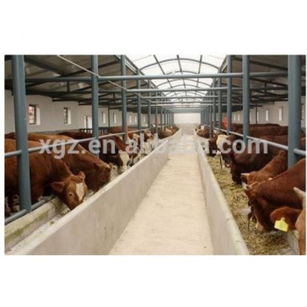 warm keeping prefabricated steel structure cow shed #1 image