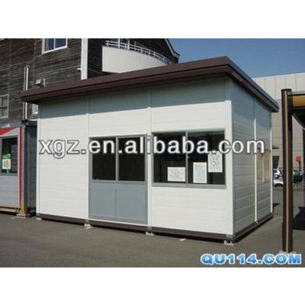 Flat roof mini size steel structure prefabricated house #1 image