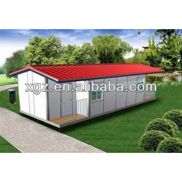 Slope roof color steel structure prefabricated house #1 image