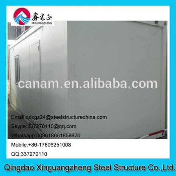 Sandwich panel wall and roof flat pack light steel frame china container house #1 image