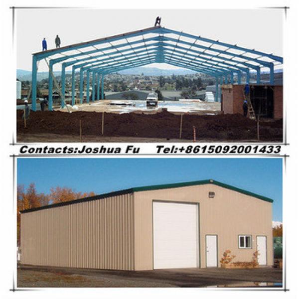Truck accessible steel structure prefab warehouse with hoist/crane #1 image