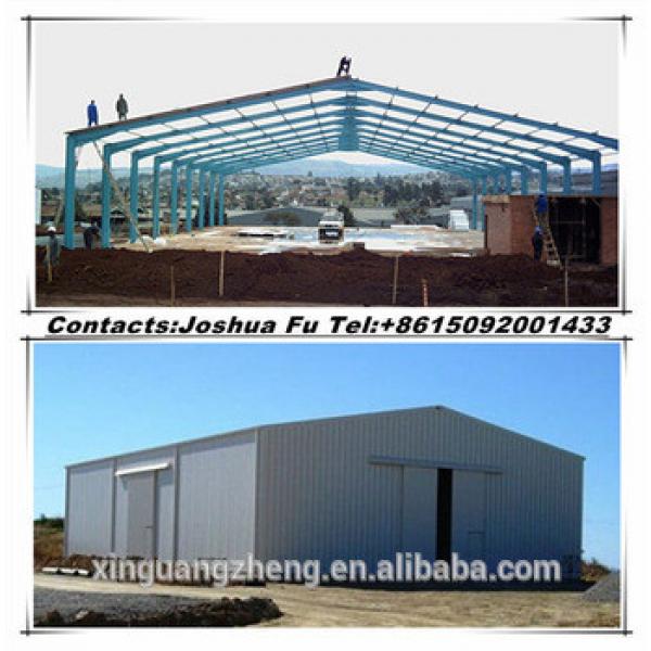 Simple prefabricated steel structure barn shed #1 image