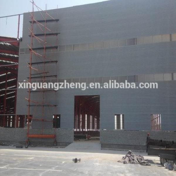 large span prefabricated warehouse chinese steel building #1 image