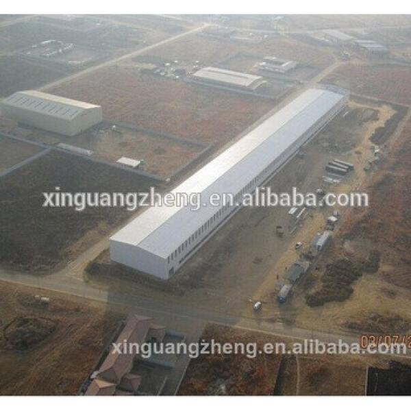 large span prefabricated cheaper construction steel structure barn #1 image