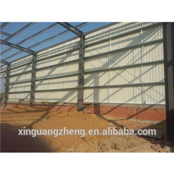 Crane equiped large span steel structure storage shed #1 image