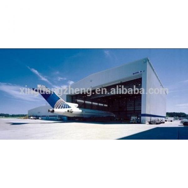 Flexible Design Prefab Structural Steel Beam Steel Constructed Aircraft Hangar #1 image