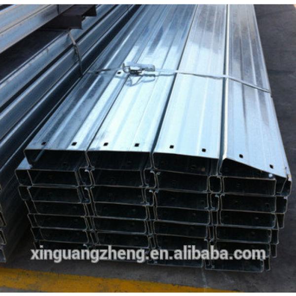 Steel structure galvanized C section purlin #1 image
