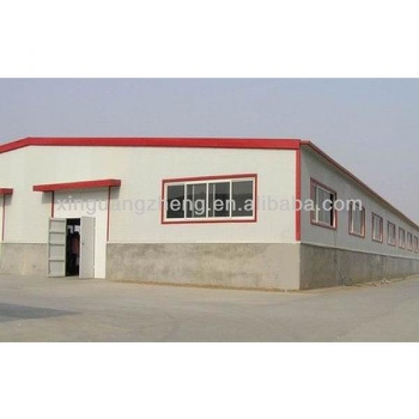 Steel structure beam frame economic prefabricated warehouse /workshop/project #1 image