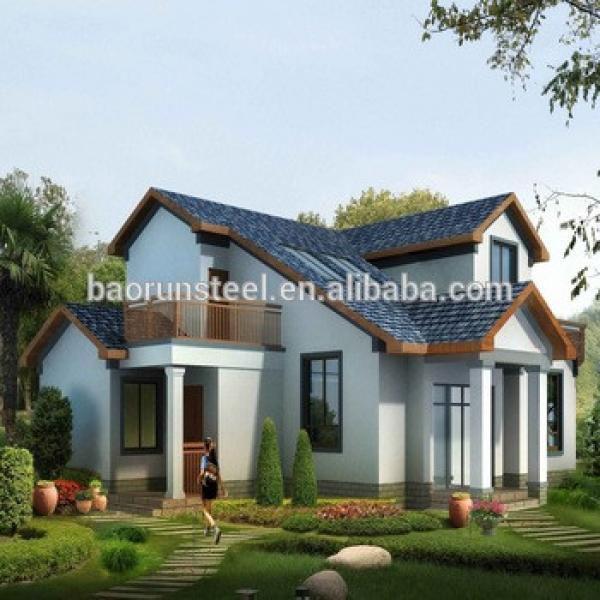 prefab home real estate one foor or two storey house plan light steel structure #1 image