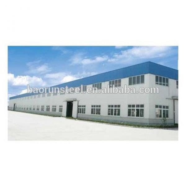 china prefabricated homes modern steel structure workshop #1 image